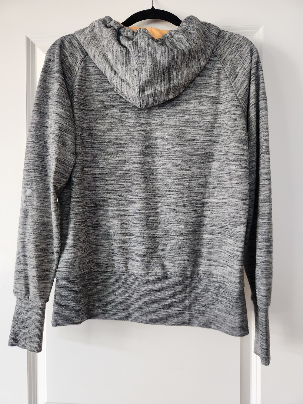 OrangeTheory Women's Gray Zip Hoodie with Orange Accents - Picture 3 of 3